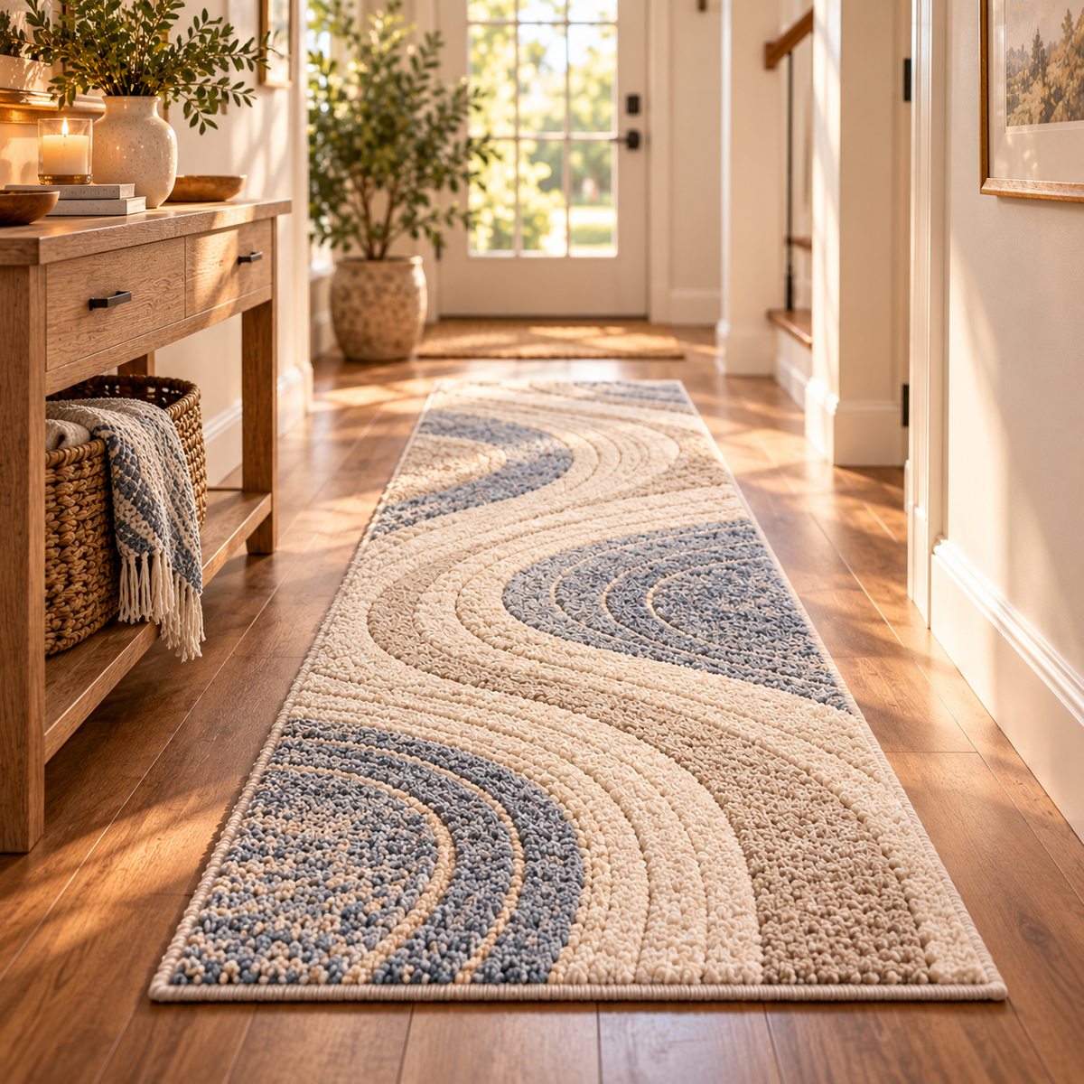 Kissenaa™ SoftArc Bedside Runner Rug