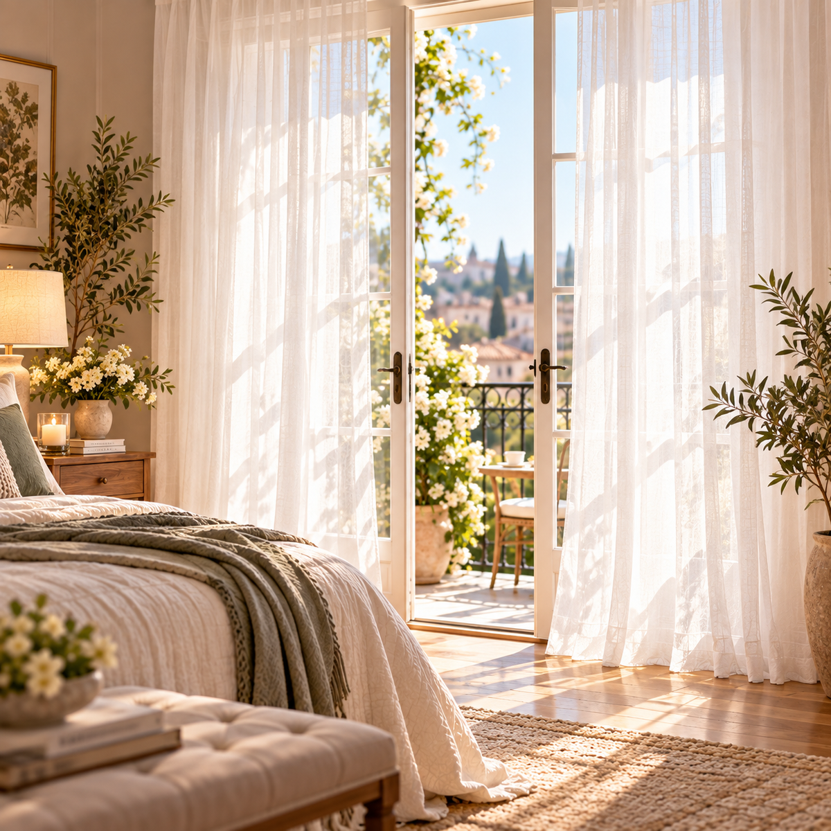 Kissenaa™ MorningVeil Sheer Curtain Panels — Pair